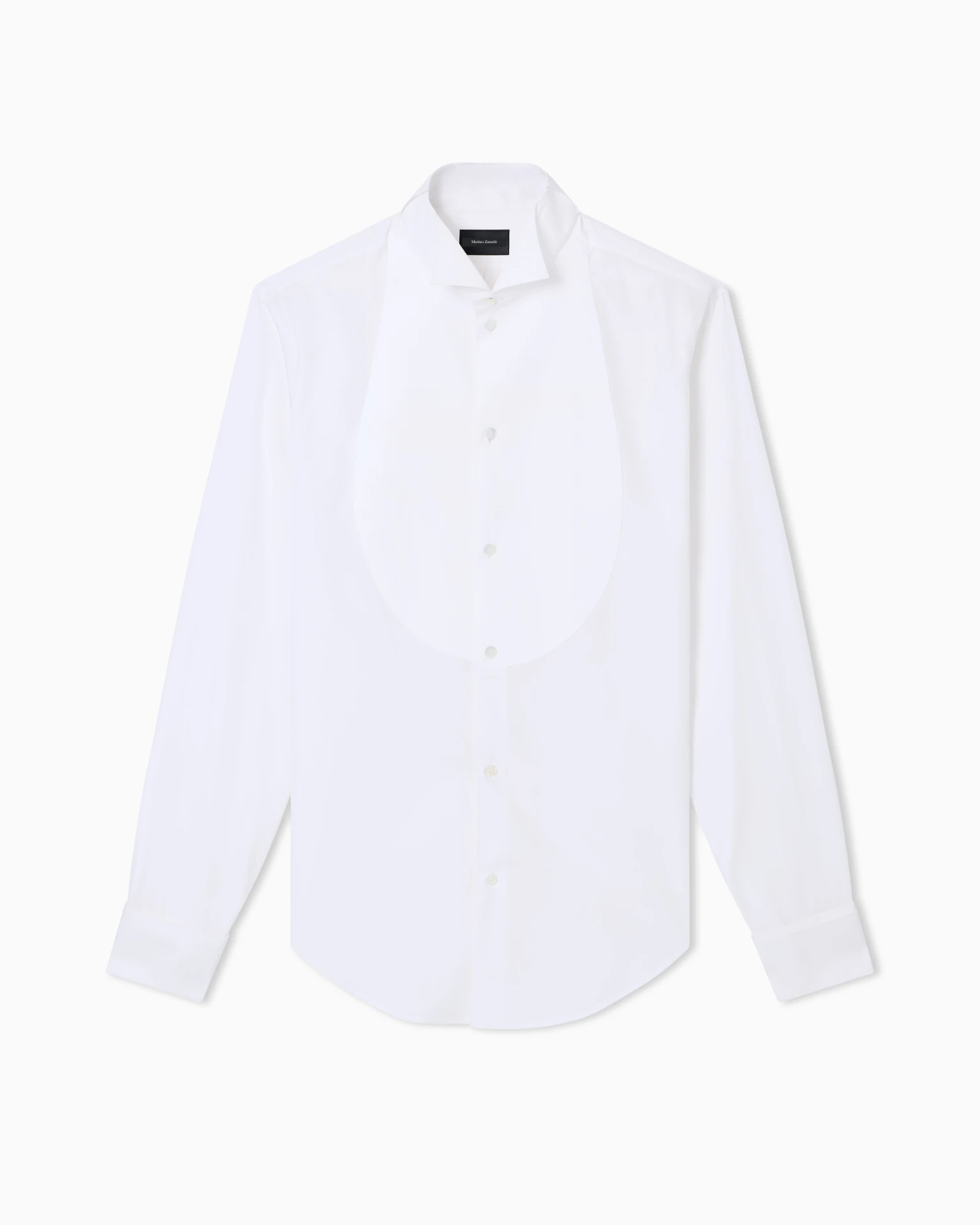 Matteo Zanetti White tuxedo shirt in White